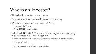 Lecture 9 Who is an Investor [upl. by Ogilvy]