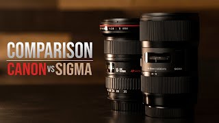 CANON 1635 vs SIGMA 1835 [upl. by Larner291]