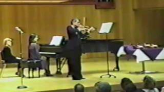 Kreisler Recitativo and Scherzo performed by Thomas Halpin  violin [upl. by Dulcle144]