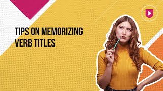 Tips on memorizing verbs [upl. by Atilrep]