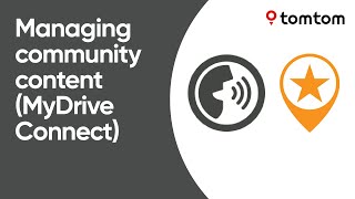 Managing community content for your navigation device [upl. by Meggi225]