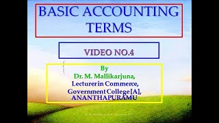 IMPORTANT TERMS IN ACCOUNTING [upl. by Jeannie759]