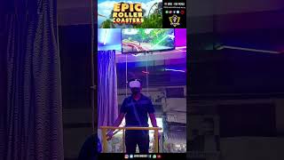 The Epic Roller Coaster VR  VR Kings Fun World vrgaming vrvaniyambadi [upl. by Araeit]