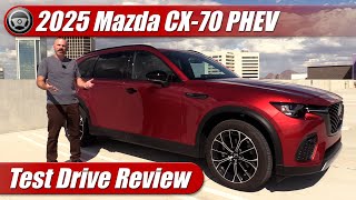 2025 Mazda CX70 PHEV Test Drive Review [upl. by Wightman]