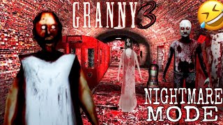 Granny chapter 3 Train Escape In Nightmare Mode In Granny House [upl. by Alokin]