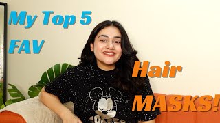 My TOP 5 FAVOURITE HAIR MASKS that you need for Summers [upl. by Harwilll335]