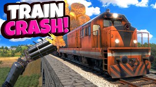 I CRASHED a Train with a NUKE in the NEW Derail Valley Simulator Update [upl. by Daron]