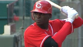 HOUCIN Gregorius singles to notch first career hit [upl. by Elvina773]