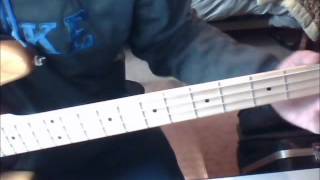 Something In The Way She Moves Bass Cover [upl. by Nalehp]