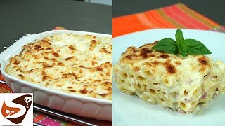 Pasta al forno con besciamella Semplice Veloce e Gustosa – Primi piatti  Pasticcio di pasta [upl. by Bayard844]