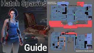 Hatch Spawn Location GuideShowcase  Racoon City Police Station Dead by Daylight 🦝 [upl. by Ahsenar58]