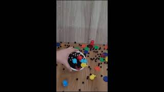 Domino Satisfying Marble Run 🙄😎funnyanimal [upl. by Bowles]