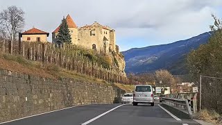 🇮🇹🚘 driving italy 4K 🏞️ Südtirol Sulden Vinschgau Meran HDR [upl. by Selden]