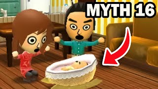 I BUSTED 25 MYTHS IN TOMODACHI LIFE [upl. by Ardnuasak]