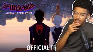 SPIDERMAN ACROSS THE SPIDERVERSE  Official Trailer  Shawn Cee Reacts [upl. by Senga48]