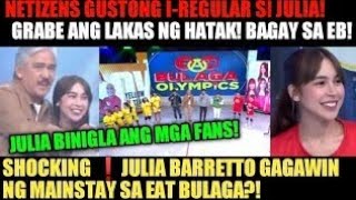 Julia Barretto pinalitan si Maine Mendoza sa Eat Bulaga [upl. by Nylanna]