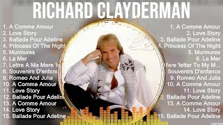 Richard Clayderman Greatest Hits  The Best Of Richard Clayderman  Top 10 Artists of All Time [upl. by Krystin315]