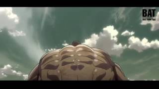 【進撃の巨人】Shingeki no Kyojin HD EPISODE 24  Eren Titan Transformation vs Annie Scene エレンの戦いの女性の巨人 [upl. by Nitsed785]