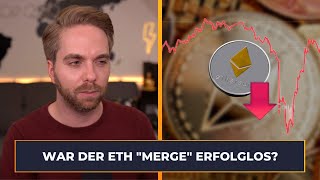 War der Ethereum quotMergequot ein Erfolg Warum schmiert der Kurs ab [upl. by Karb378]