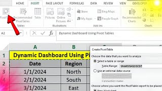 Dynamic dashboard using pivot table  Pivot Table Hacks  Pivot Table Tips [upl. by Farr]