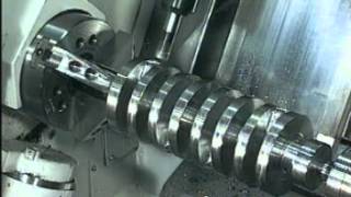 Mazak Integrex Machining NASCAR Crankshaft from Solid  Addy Machinery [upl. by Haslam384]