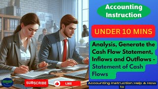 Analysis Generate the Cash Flow Statement Inflows and Outflows  Statement of Cash Flows [upl. by Llemrej792]