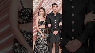 Ranbir Kapoor amp Alia Bhatt Twinning In Black At AnantRadhikas Sangeet 😍  shorts wedding [upl. by Akived]