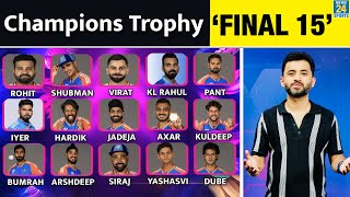 Champions Trophy Final 15  Team India Squad  Rohit  Hardik  Virat  Gambhir  Suryakumar  Sanju [upl. by Fischer]