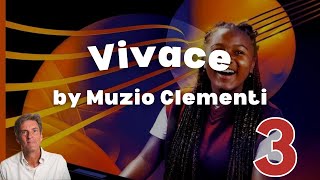 Vivace from op36 no1 by M Clementi ABRSM Grade 3 Piano 2023 amp 2024  A2 [upl. by Ayoted]