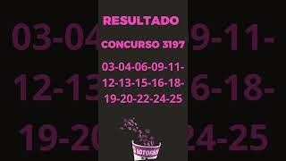 Resultado Lotofácil 3197 Resultado da lotofacil 2024 de hoje 1709 [upl. by Fulton]