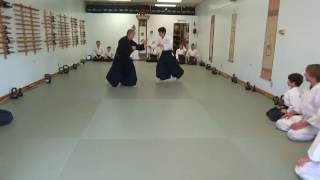 Tachiwaza Katate Dori Ikkyo  OmoteUra [upl. by Hannaoj]