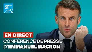 🔴 REPLAY  Conférence de presse dEmmanuel Macron en INTÉGRALITÉ [upl. by Gimble964]