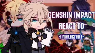 🖤✨ Genshin Impact Reacts to Khaenriah 35  Gacha Club  Genshin Impact [upl. by Namaan198]