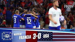 Highlights amp Goles Francia vs USA 30  Juegos Olímpicos París 2024  Telemundo Deportes [upl. by Hoshi]