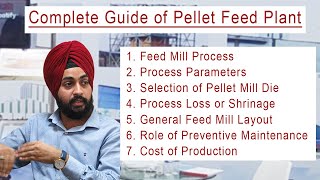 Complete Guide of Pellet Feed Plant Poultry amp Cattle  Layout Production Parameters Process Loss [upl. by Erinn]