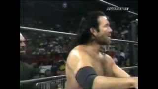 wcw thunder Scott Hall  Curt Hennig tag team vs DDP  KDog [upl. by Enneira]