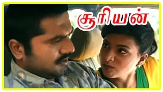 Suriyan Tamil Movie  Scenes  Roja realises that Sarath Kumar is Police [upl. by Elton332]