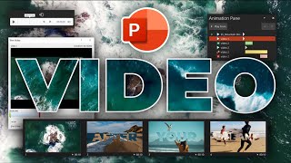 How to Create a Video in PowerPoint 🔥 VIDEO in TEXT 🔥 [upl. by Yong]