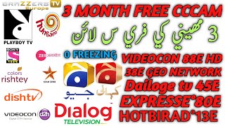 Videocon D2h 3 Month Free Cccam  All Sat Free C Line for 90 Days  Free Cccam sarver  h4d Vlog [upl. by Maharg879]