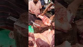 Amazing beef market halal beef cutting reels explorepage food fish shortvideo abc [upl. by Heuser]