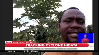 Cyclone HidayaKenyans living on shorelines asked to evacuate [upl. by Rumilly510]