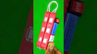 DIY Pocket Emergency LED Light with 9V Battery  LED Flashlight  LED Life Hacks shorts lifehacks [upl. by Katrina]