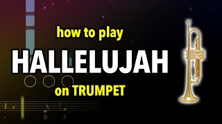 How to play Hallelujah on Trumpet  Brassified [upl. by Ereveneug596]