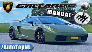 LAMBORGHINI Gallardo MANUAL REVIEW on AUTOBAHN by AutoTopNL [upl. by Guthrie]