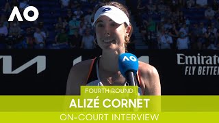 Alize Cornet OnCourt Interview 4R  Australian Open 2022 [upl. by Helge]