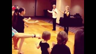 Riccardo amp Yulia Cha Cha Cha  Dance Lesson in Montreal [upl. by Annuhsal]