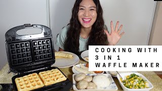 Review 3in1 Waffle Maker  Is it Really Worth it  What Else Can You Make [upl. by Ayekin]