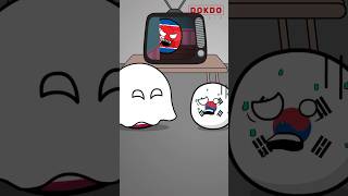 Funny TROLL when watching scary movie countryballs shorts trending [upl. by Wailoo26]