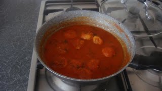 Chiftele marinate GATITE SANATOS Meat ball with tomato souce HEALTHY KOOKED [upl. by Kcirdet]