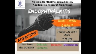 ENDOPHTHALMITIS What When amp How [upl. by Other]